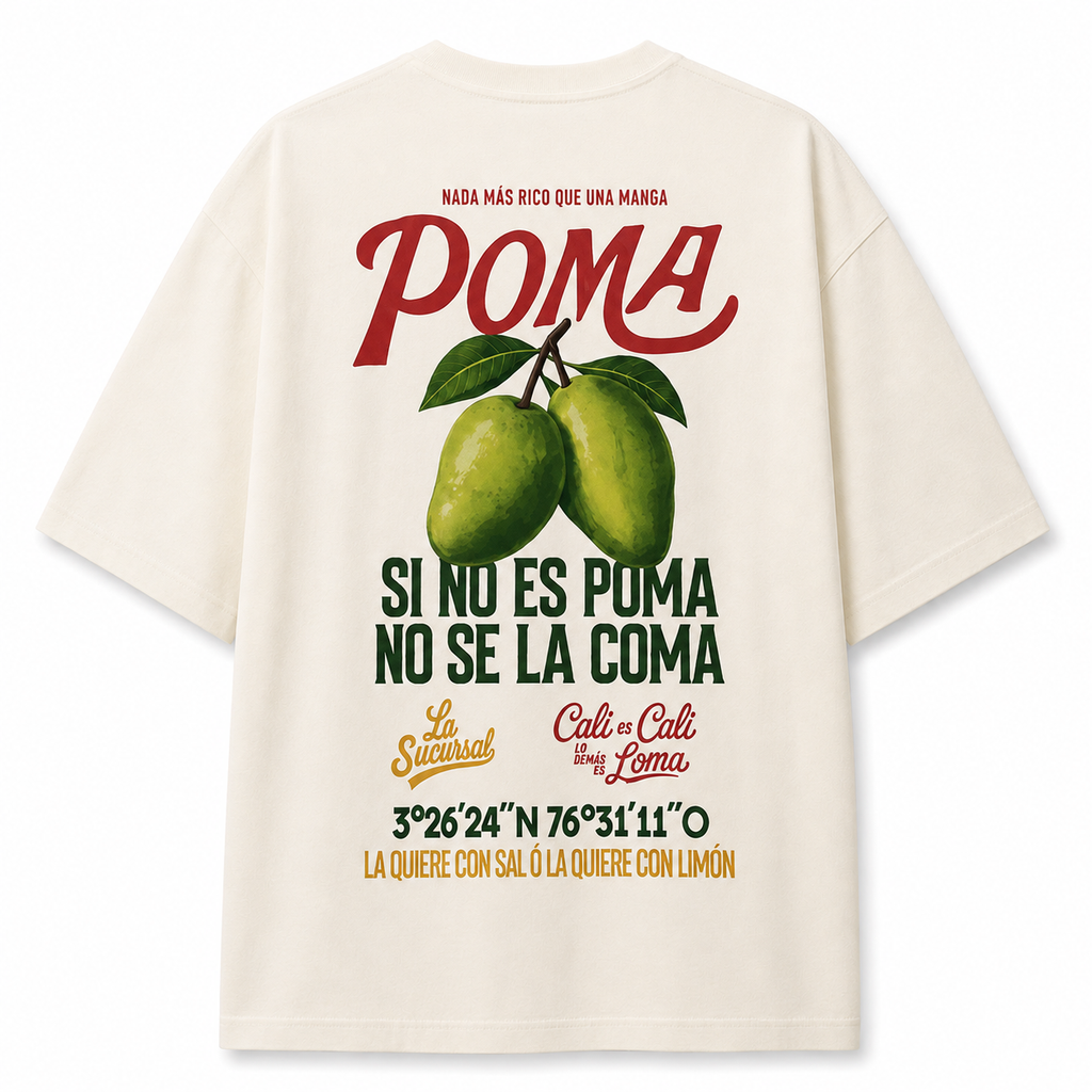 Camiseta Manga Poma