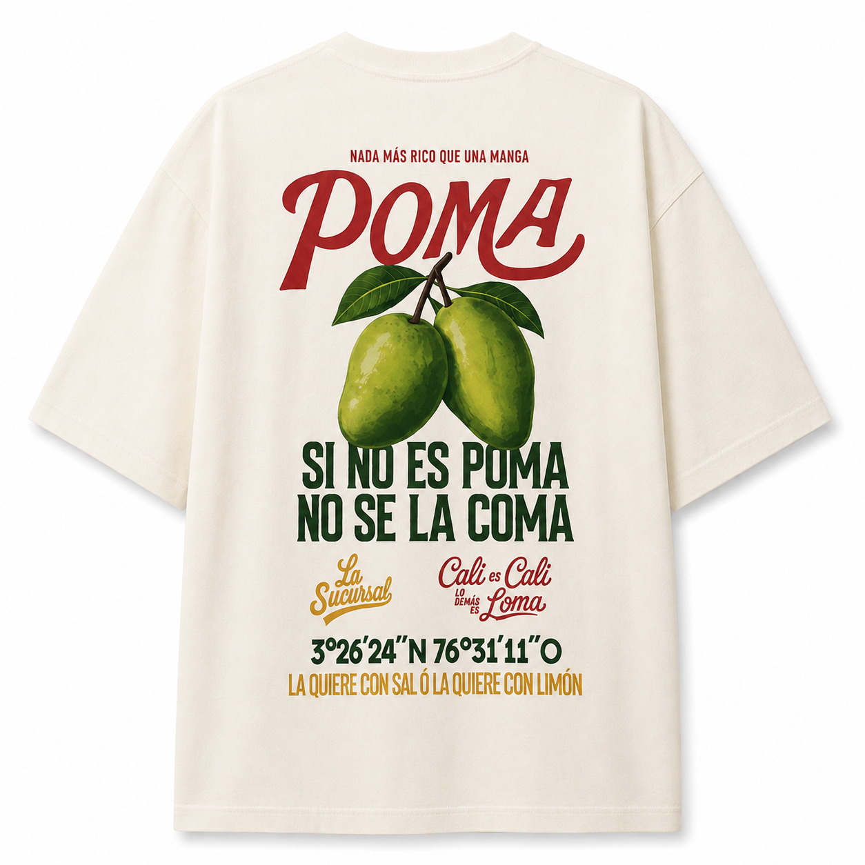 Camiseta Manga Poma