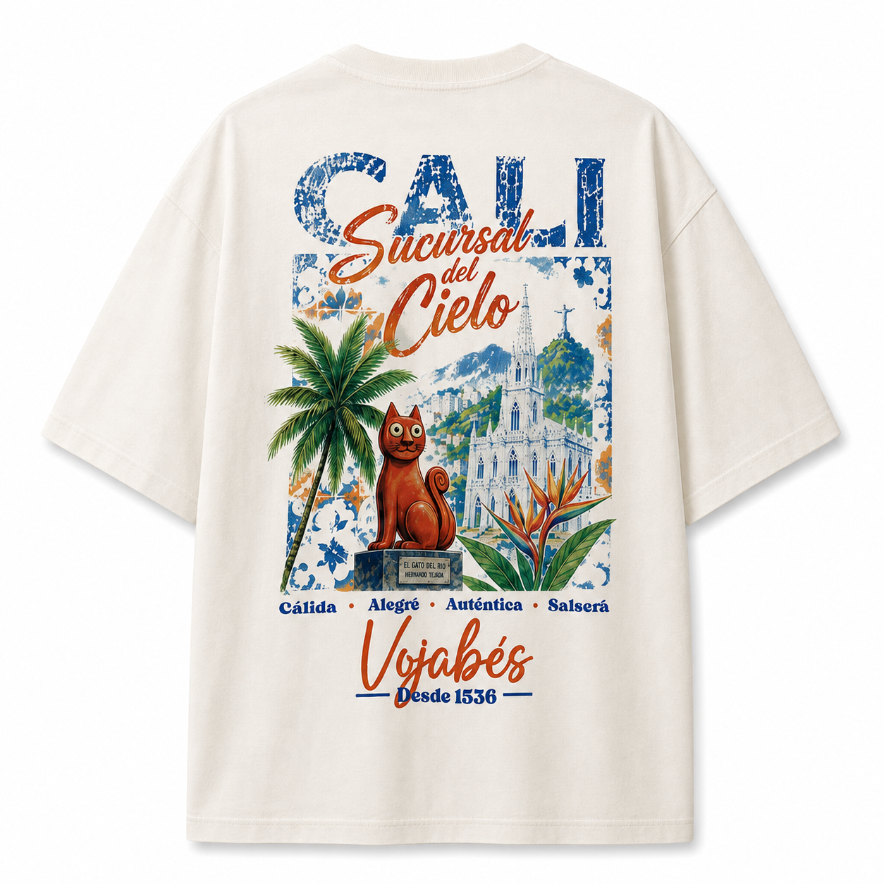 Camiseta Cali La Sucursal del Cielo Vojabés!