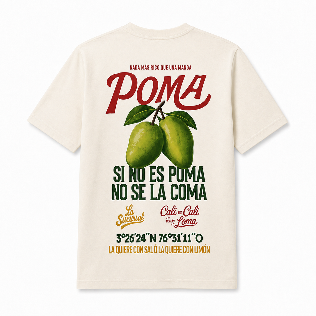 Camiseta Manga Poma