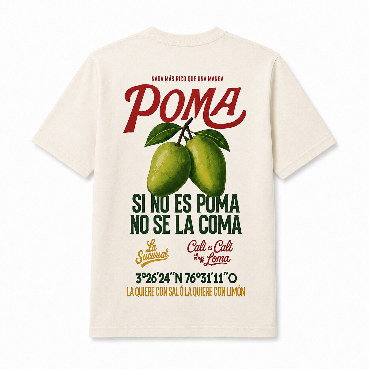 Camiseta Manga Poma